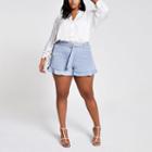 River Island Womens Plus Belted Shorts