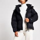 River Island Womens Dua Lipa X Pepe Jeans Crop Puffer Coat
