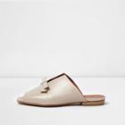 River Island Womens Leather Bow Mules