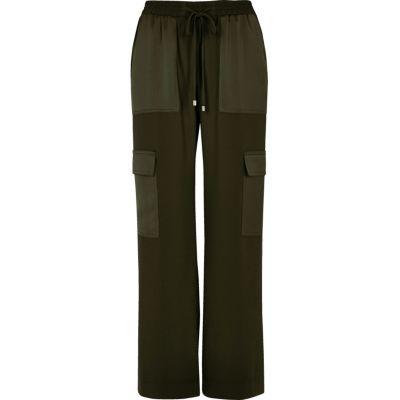 River Island Womens Soft Woven Combat Pants