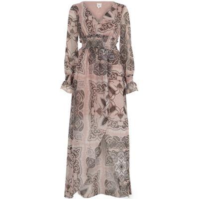 River Island Womens Paisley Print Maxi Dress