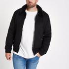 River Island Mens Big And Tall Faux Suede Borg Jacket