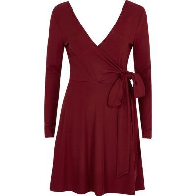 River Island Womens Wrap Ballet Style Dress