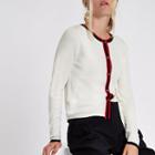 River Island Womens Stripe Detail Button-up Cardigan