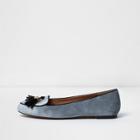 River Island Womens Velvet Tassel Loafer