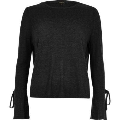 River Island Womens Tied Cuff Top