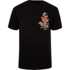 River Island Mens Floral Embroidered Print T-shirt