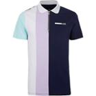 River Island Mens Block Colour Zip Front Polo Shirt