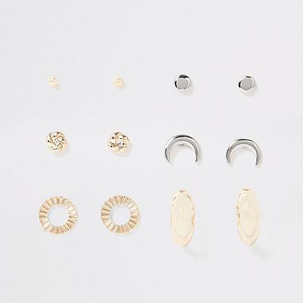 River Island Womens Mixed Color Earring Multipack