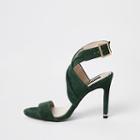 River Island Womens Wrap Leather Skinny Heel Sandals