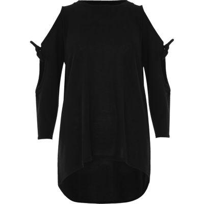 River Island Womens Tied Sleeve Top