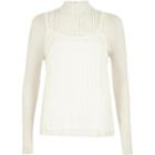 River Island Womens Long Sleeve Lace Top