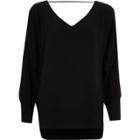 River Island Womens Batwing V Neck Top