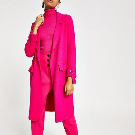 River Island Womens Knitted Duster Jacket