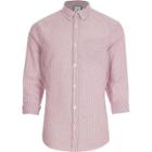 River Island Mens Stripe Print Button-down Oxford Shirt