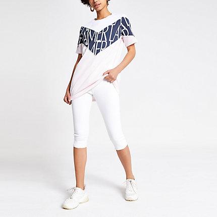 River Island Womens Chevron Embellished T-shirt
