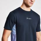 River Island Mens 'prolific' Fade Panel Slim Fit T-shirt