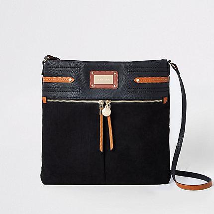 River Island Womens Contrast Trim Messenger Bag