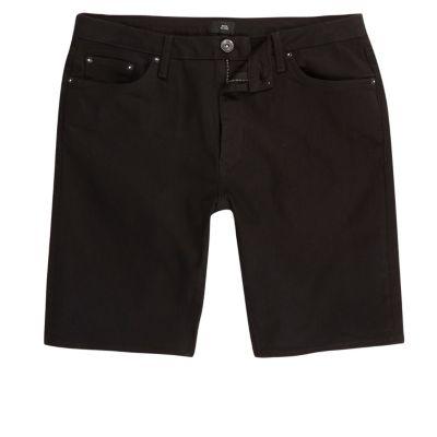 River Island Mens Slim Fit Dylan Denim Shorts