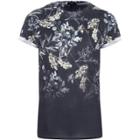 River Island Mens Floral Fade Print Slim Fit T-shirt