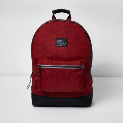 River Island Mensdark Washed Backpack