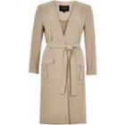 River Island Womens Minimal D-ring Duster Coat