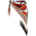 River Island Womens White Pacha Printed Fringed Sarong