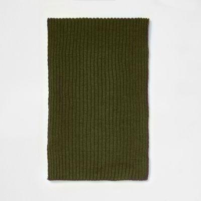 River Island Mens Ribbed Knit Scarf