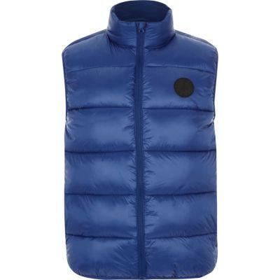 River Island Mens Big And Tall Puffer Gilet