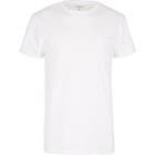 River Island Mens White Chest Pocket T-shirt