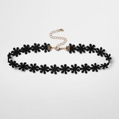 River Island Womens Plus Floral Lace Choker