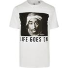 River Island Mens Only And Sons White Tupac Printed T-shirt