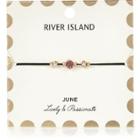 River Island Womens June Birthstone Bracelet