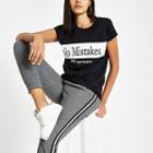 River Island Womens 'no Mistakes' Print T-shirt