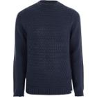 River Island Mens Only And Sons Structured Knit Sweater