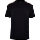 River Island Mens Big And Tall Tape Crew Neck T-shirt