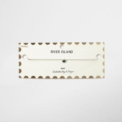 River Island Womens May Birthstone Choker