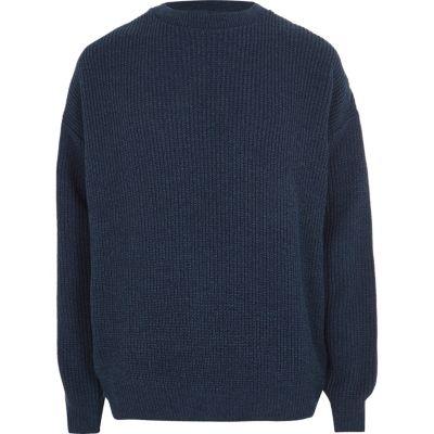River Island Mens Oversized Fisherman Sweater