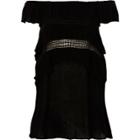 River Island Womens Bardot Tiered Frill Beach Dress