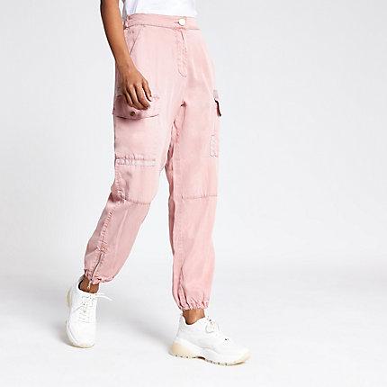 River Island Womens Petite Hailey Utility Trousers