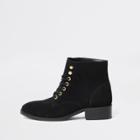 River Island Womens Suede Lace Up Ankle Boots