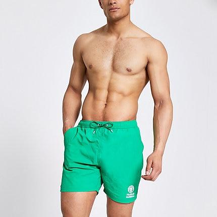 River Island Mens Franklin And Marshall Swim Trunks