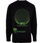 River Island Mens 'nyc' Green Print Slouch Fit Sweatshirt