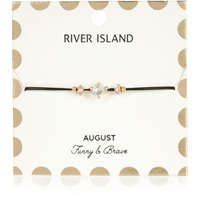 River Island Womens August Birthstone Bracelet