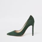 River Island Womens Suede Court Shoes