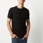 River Island Mens Waffle Muscle Fit T-shirt