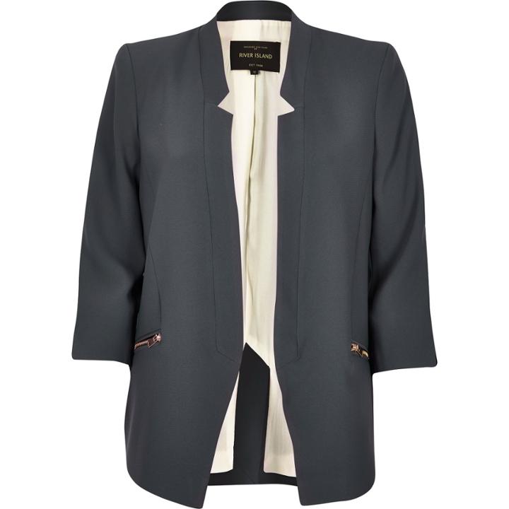 River Island Womens Inverse Collar Blazer