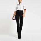 River Island Womens White Ri Long Sleeve Poplin Shirt