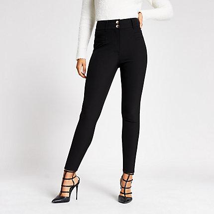 River Island Womens High Corset Waist Skinny Fit Trousers
