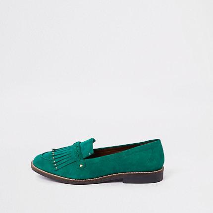 River Island Womens Fringe Detail Loafer